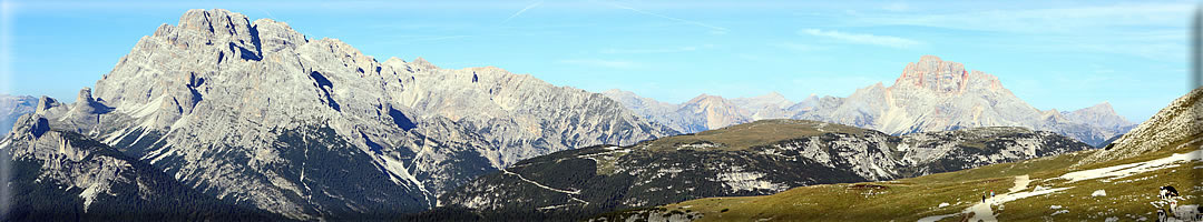 Foto panoramiche dalle Tre Cime di Lavaredo