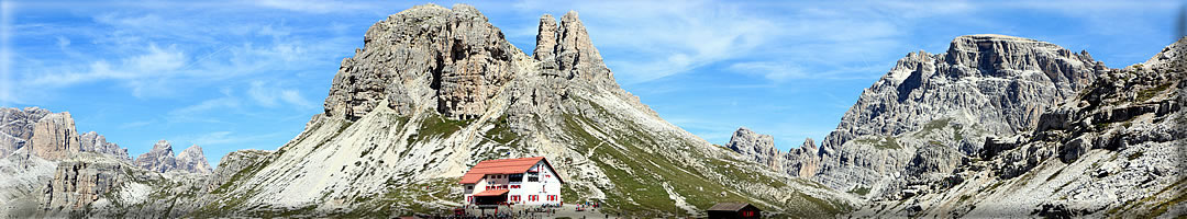 Foto panoramiche dalle Tre Cime di Lavaredo