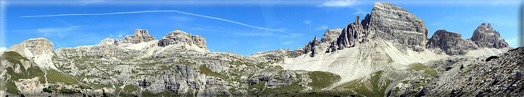 Foto panoramiche dalle Tre Cime di Lavaredo