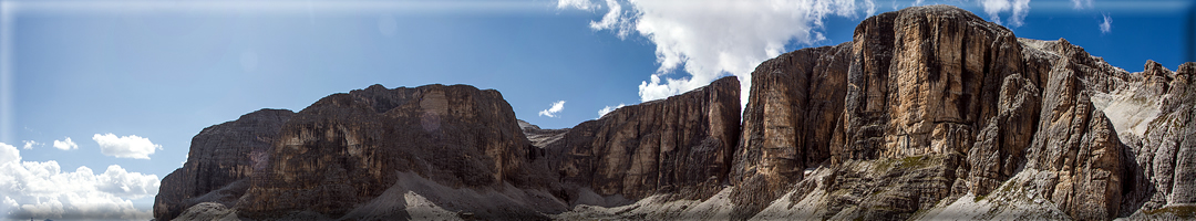 Foto panoramiche dal Gruppo del Sella