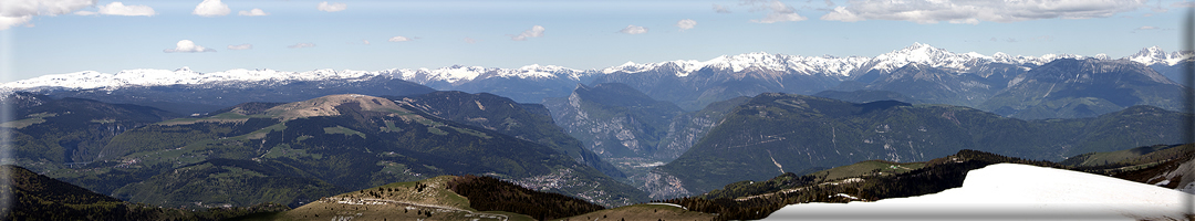 Foto panoramiche da Cima Grappa