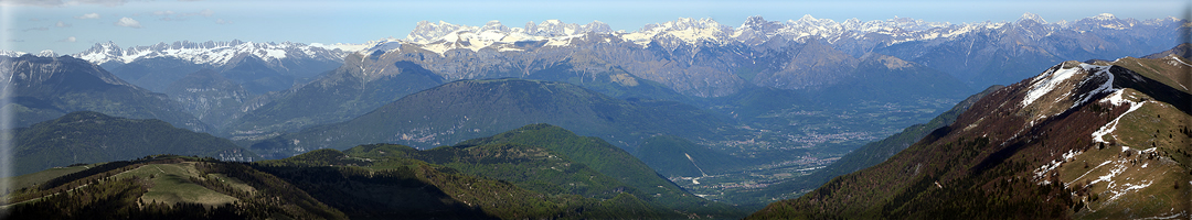 Foto panoramiche da Cima Grappa