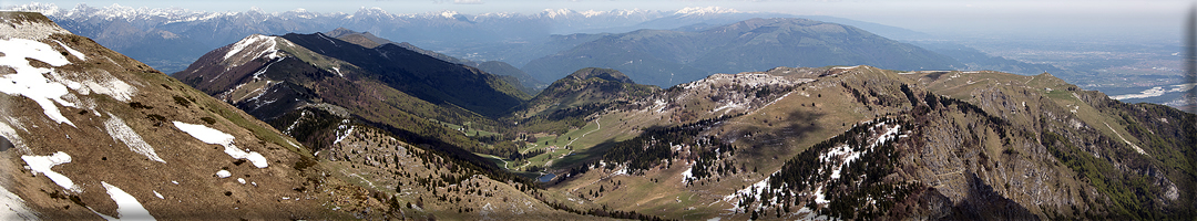 Foto panoramiche da Cima Grappa