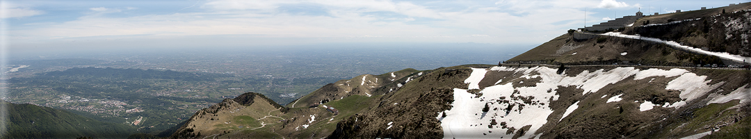 Foto panoramiche da Cima Grappa