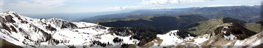 Foto panoramiche da Cima Grappa