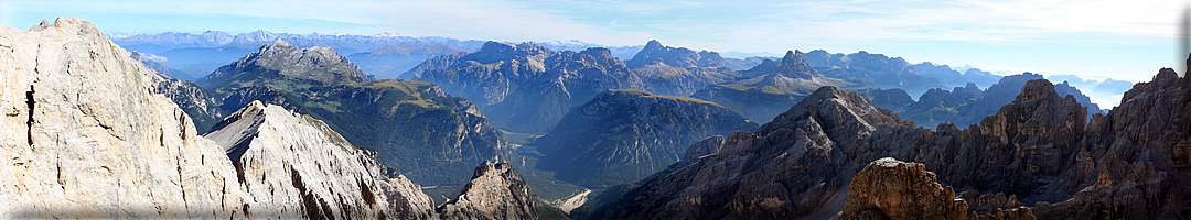 Foto panoramiche dal Monte Cristallo