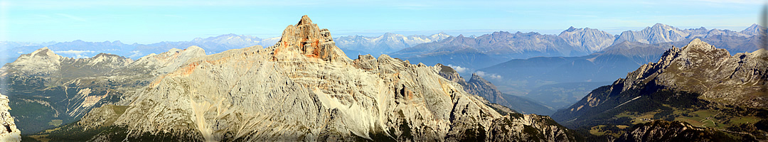 Foto panoramiche dal Monte Cristallo