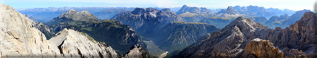 Foto panoramiche dal Monte Cristallo