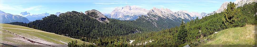 Foto panoramiche dal Monte Cristallo