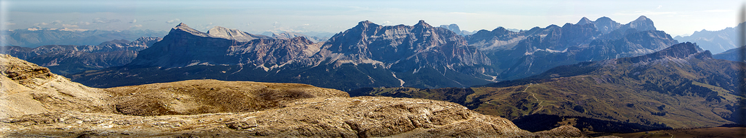 Foto panoramiche dal Gruppo del Sella