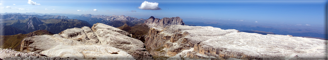 Foto panoramiche dal Gruppo del Sella