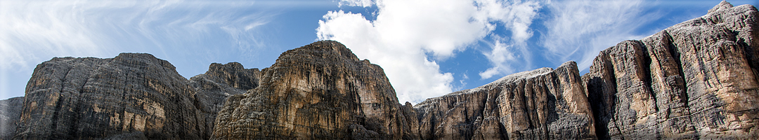 Foto panoramiche dal Gruppo del Sella